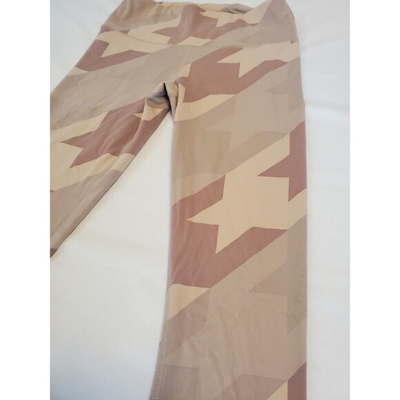 Varley Anthropologie Light Blush Pink Geometric Legging Women’s Size Small - Picture 2 of 8